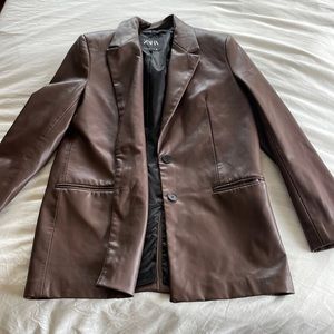 ZARA Brown Blazer Size M